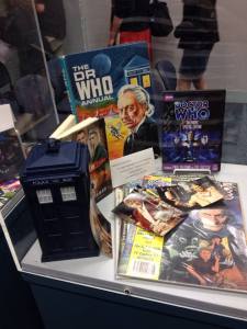 Doctor Who materials on display