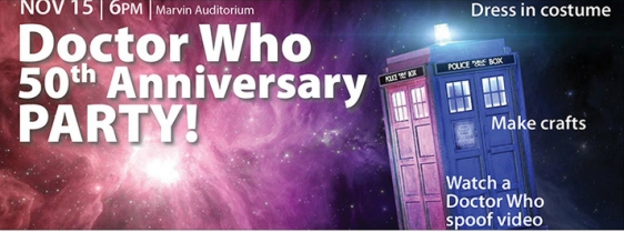 The Topeka & Shawnee Co. Public Library hosted a Doctor Who party.